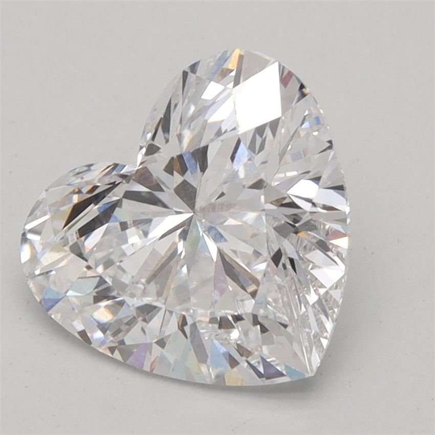 1.51ct F VVS2 Rare Carat Ideal Cut Heart Lab Grown Diamond