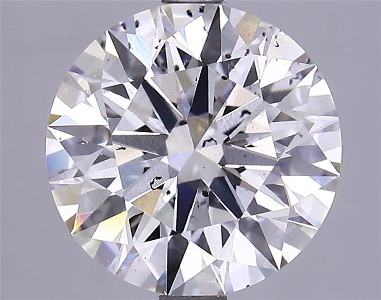 3.41ct G SI1 Rare Carat Ideal Cut Round Lab Grown Diamond