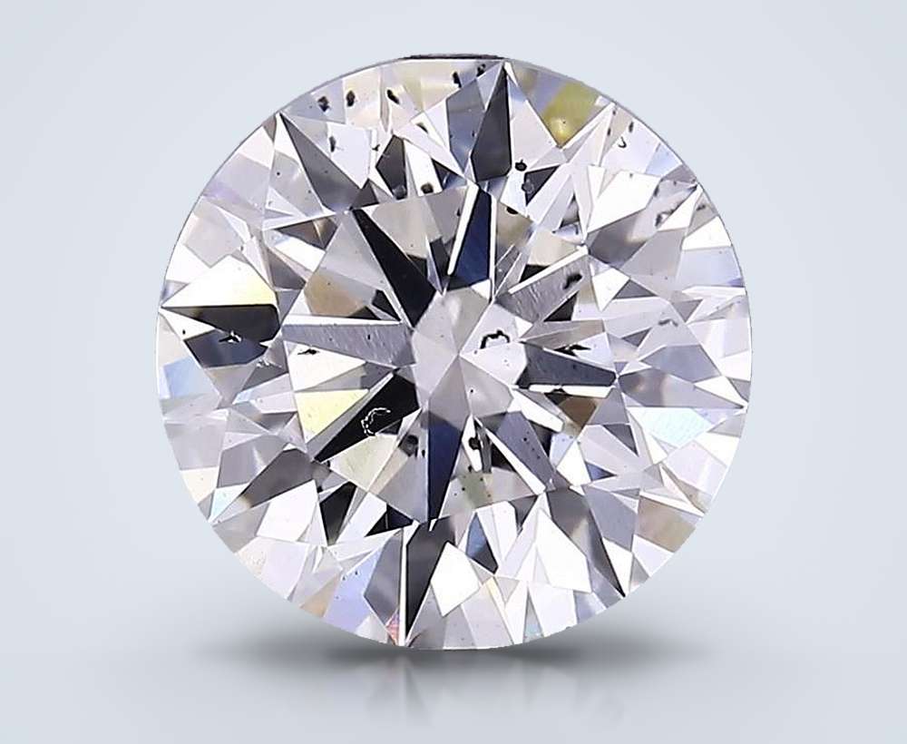 3.41 Carat Round Lab Diamond
