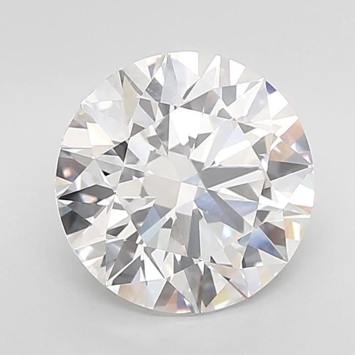 5.02ct F VVS2 Rare Carat Ideal Cut Round Lab Grown Diamond