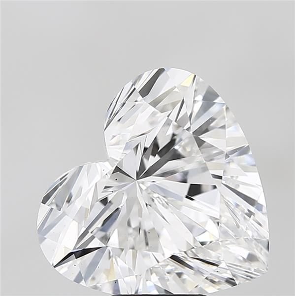 7.06ct E VS2 Rare Carat Ideal Cut Heart Lab Grown Diamond