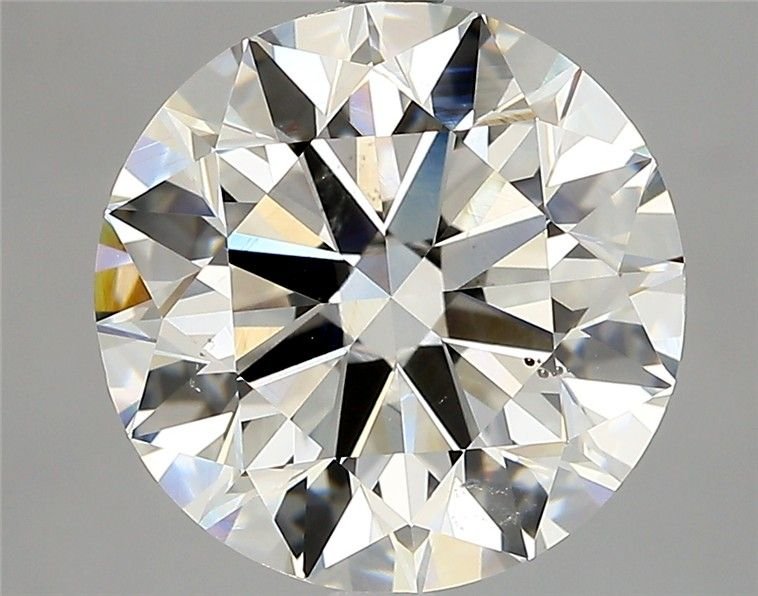 5.50ct I SI1 Rare Carat Ideal Cut Round Diamond