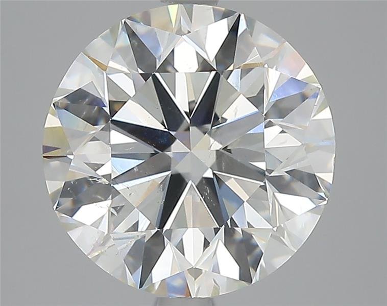 4.01ct K SI1 Rare Carat Ideal Cut Round Diamond