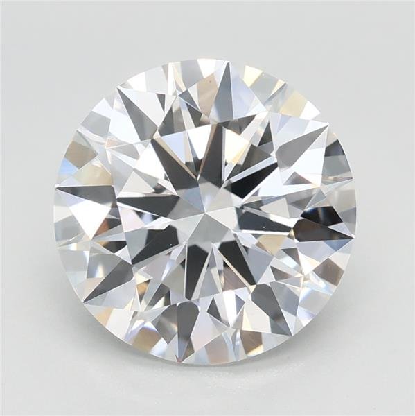 3.07ct E VS1 Rare Carat Ideal Cut Round Lab Grown Diamond