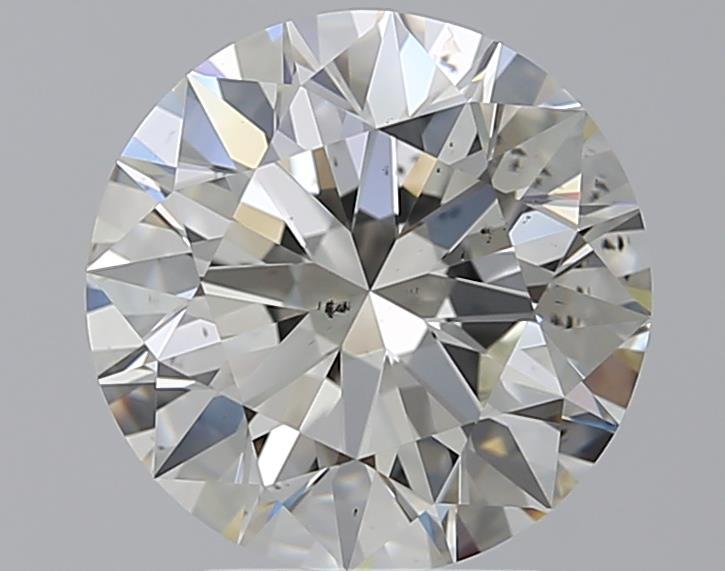3.51ct J SI1 Rare Carat Ideal Cut Round Diamond