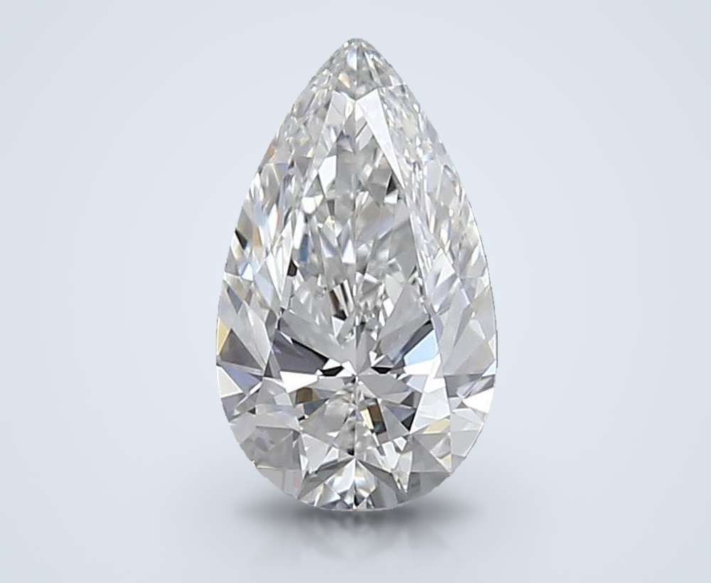 0.60 Carat Pear Natural Diamond