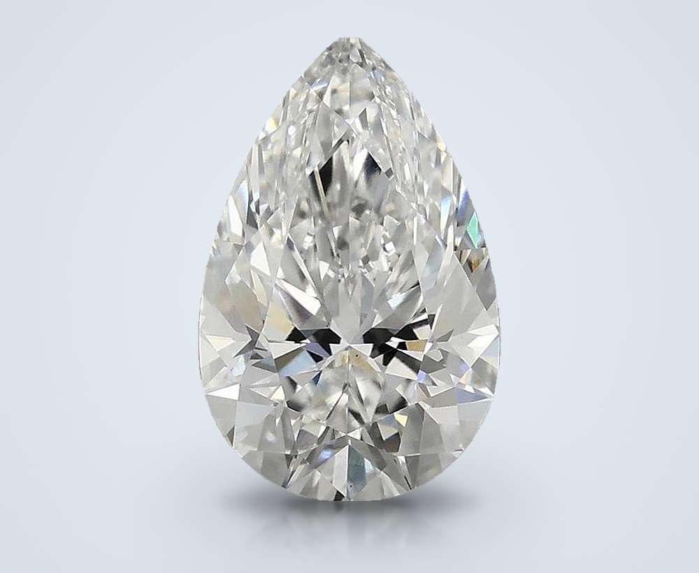 2.00 Carat Pear Lab Diamond