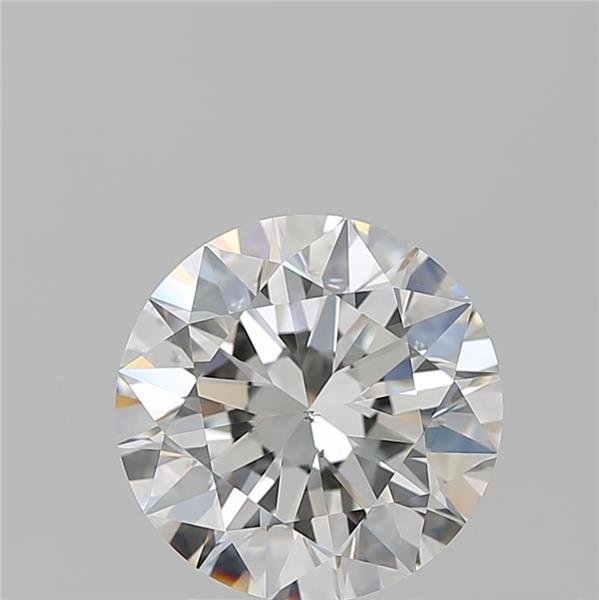 3.01ct F SI1 Rare Carat Ideal Cut Round Diamond