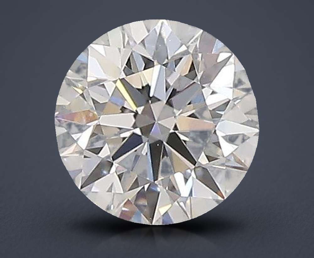0.77 Carat Round Lab Diamond
