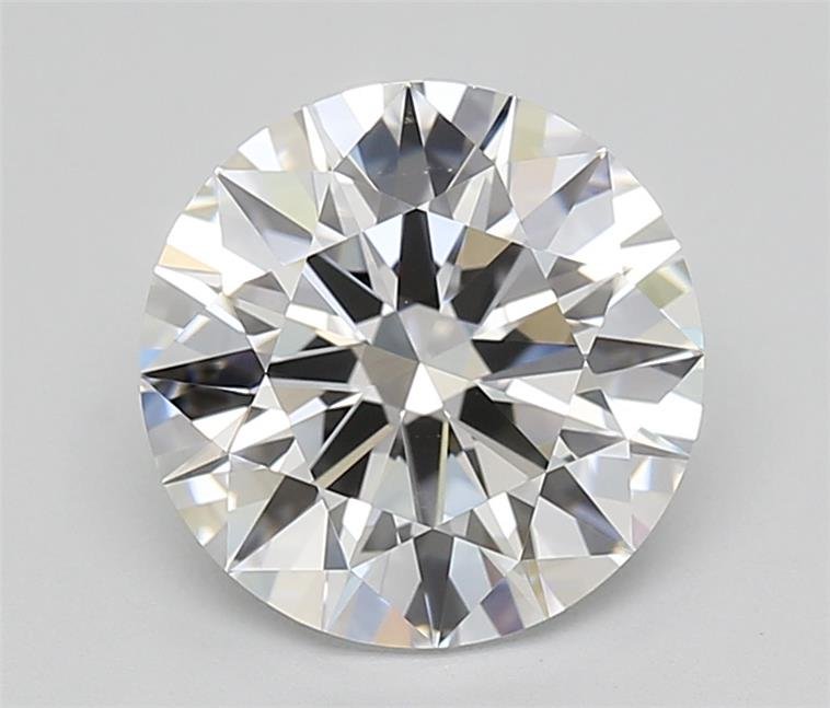 2.90ct D FL Ideal Cut Round Lab Grown Diamond