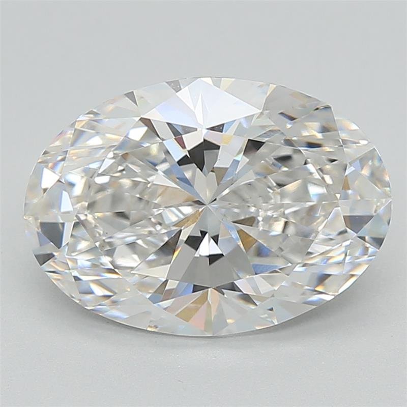 3.52ct F VS1 Rare Carat Ideal Cut Oval Lab Grown Diamond