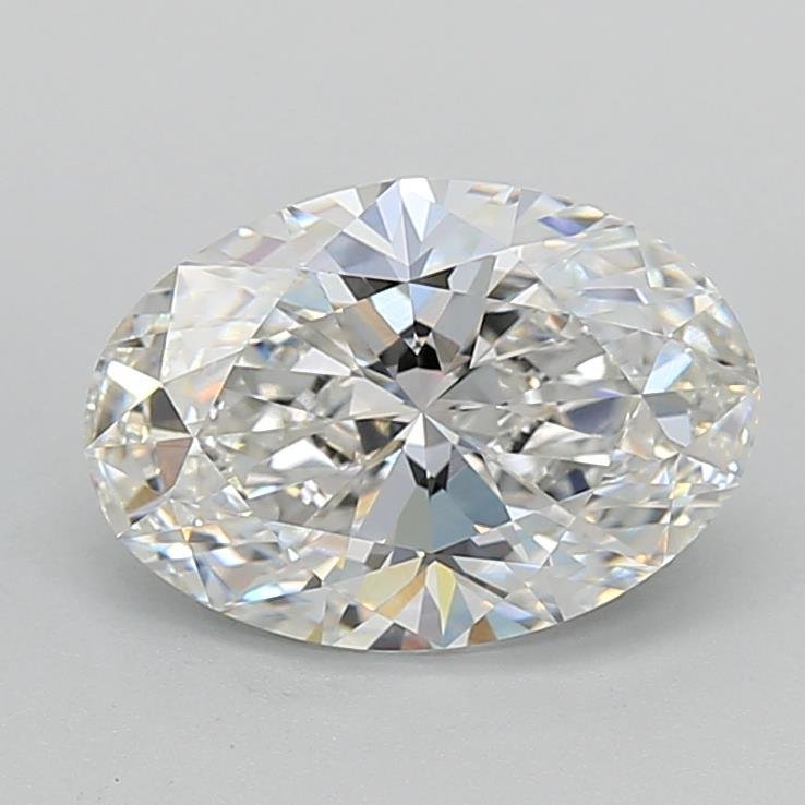 2.87ct F VVS2 Rare Carat Ideal Cut Oval Lab Grown Diamond