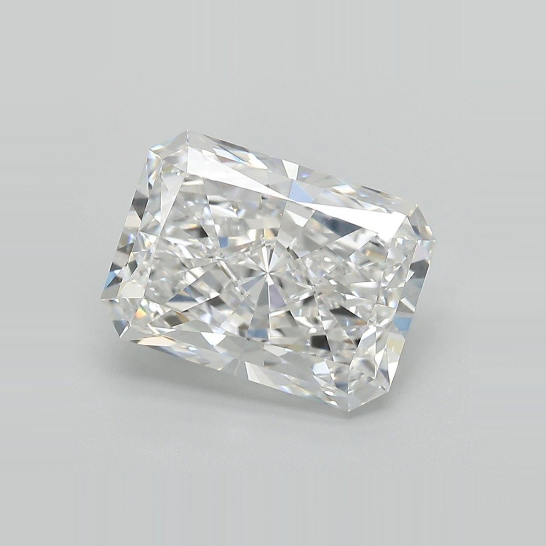 4.63ct D VVS2 Rare Carat Ideal Cut Radiant Lab Grown Diamond