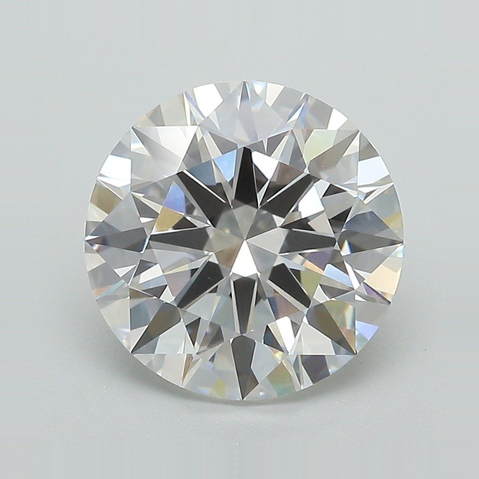 4.03ct E VVS2 Rare Carat Ideal Cut Round Lab Grown Diamond