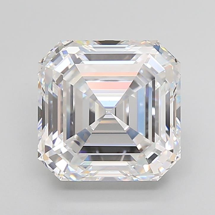 5.31ct D VVS2 Rare Carat Ideal Cut Asscher Lab Grown Diamond