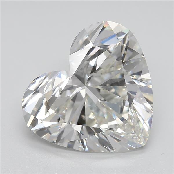 4.74ct H VS1 Rare Carat Ideal Cut Heart Lab Grown Diamond