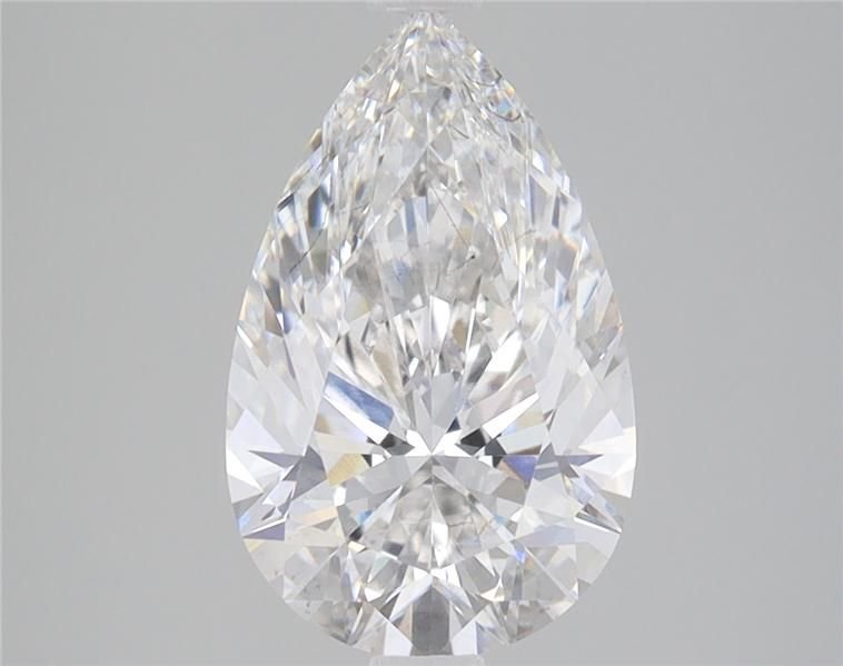 2.62ct G SI1 Rare Carat Ideal Cut Pear Lab Grown Diamond