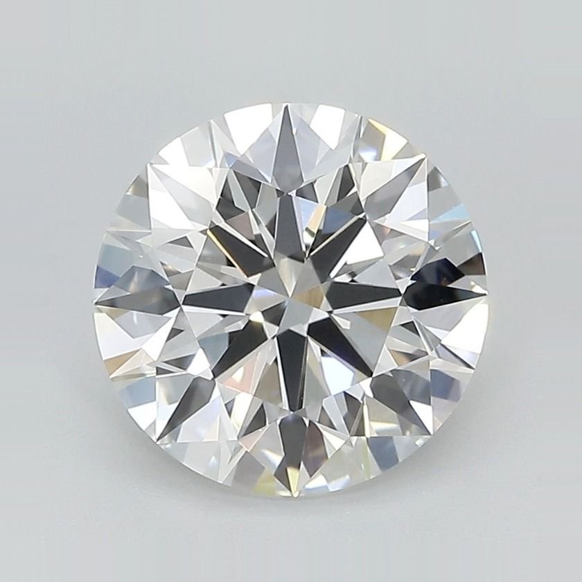5.01ct E VVS2 Excellent Cut Round Lab Grown Diamond
