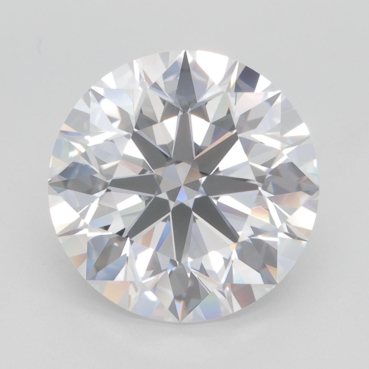 5.79ct D IF Rare Carat Ideal Cut Round Lab Grown Diamond