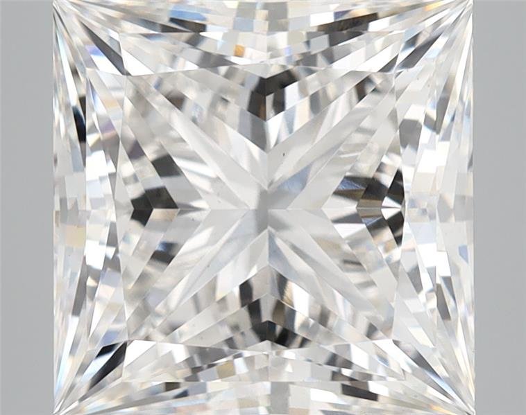 6.09ct G VS1 Rare Carat Ideal Cut Princess Lab Grown Diamond