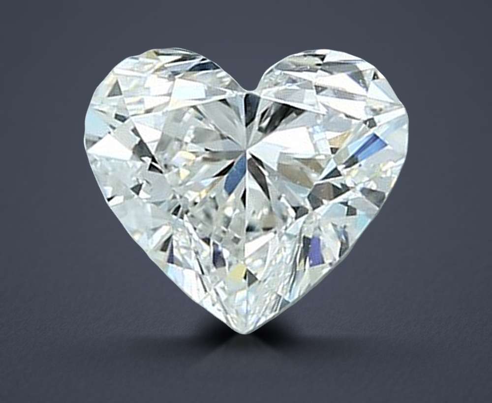 1.70 Carat Heart Natural Diamond