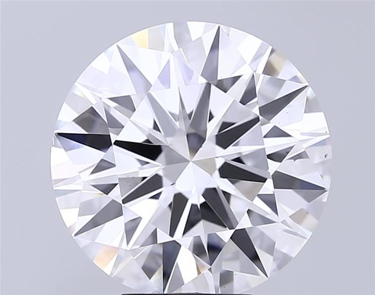 7.05ct D VS2 Excellent Cut Round Lab Grown Diamond