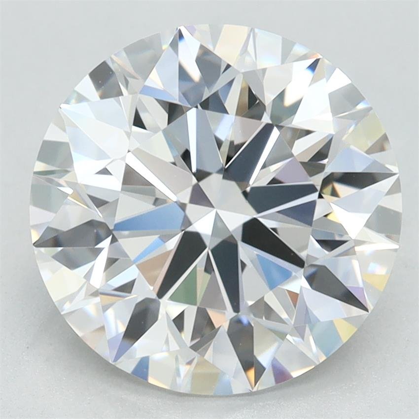 3.17ct D IF Rare Carat Ideal Cut Round Lab Grown Diamond