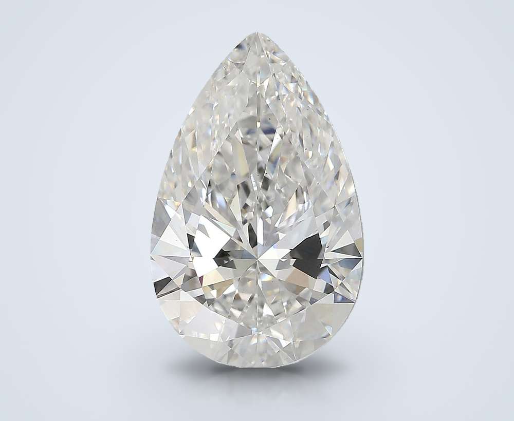 6.87 Carat Pear Lab Diamond