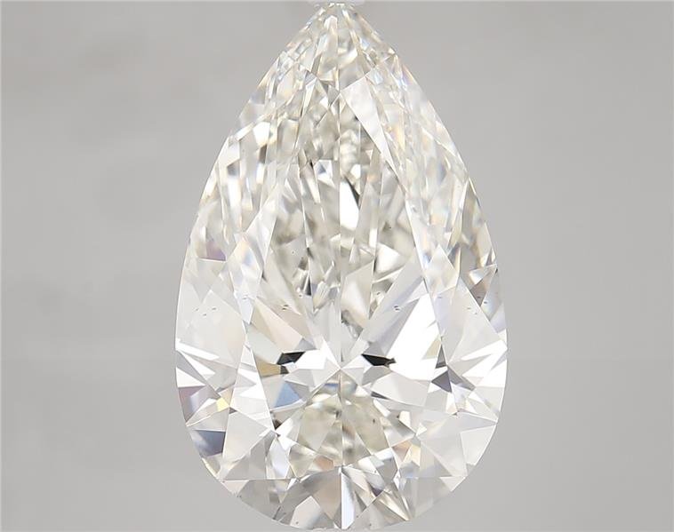 8.08ct H VS2 Rare Carat Ideal Cut Pear Lab Grown Diamond