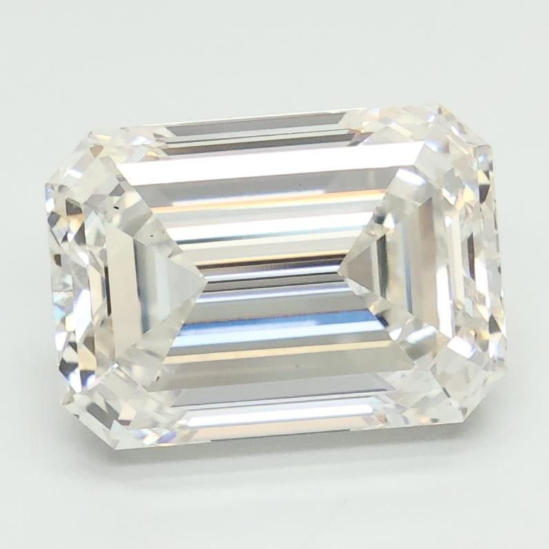 4.06ct G VS2 Rare Carat Ideal Cut Emerald Lab Grown Diamond