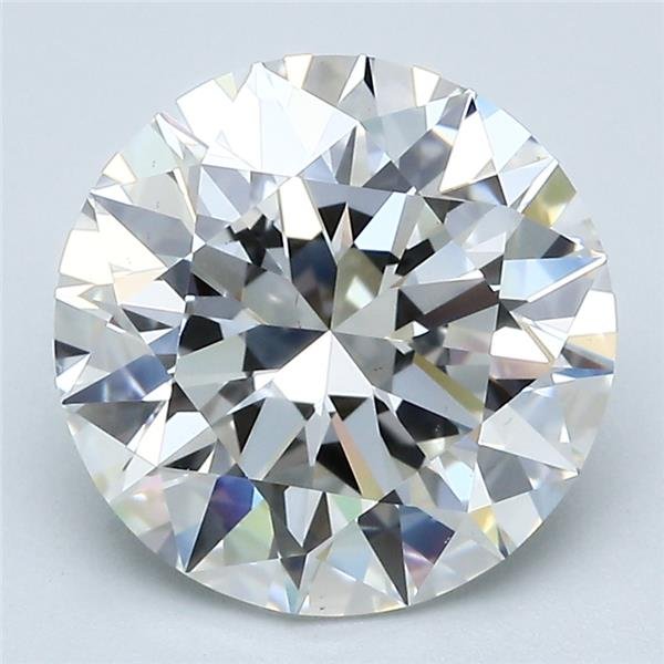 4.01ct G VS2 Rare Carat Ideal Cut Round Diamond