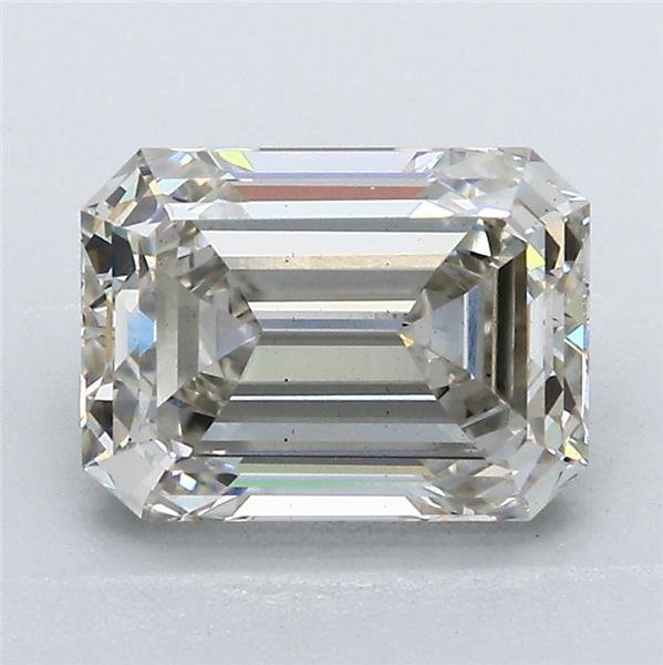 3.04ct I VS1 Rare Carat Ideal Cut Emerald Lab Grown Diamond