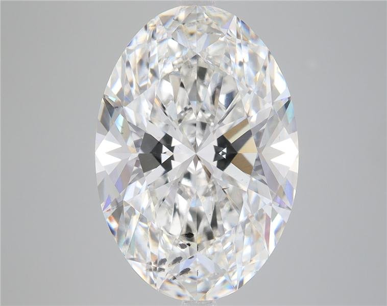 7.36ct F SI1 Rare Carat Ideal Cut Oval Lab Grown Diamond