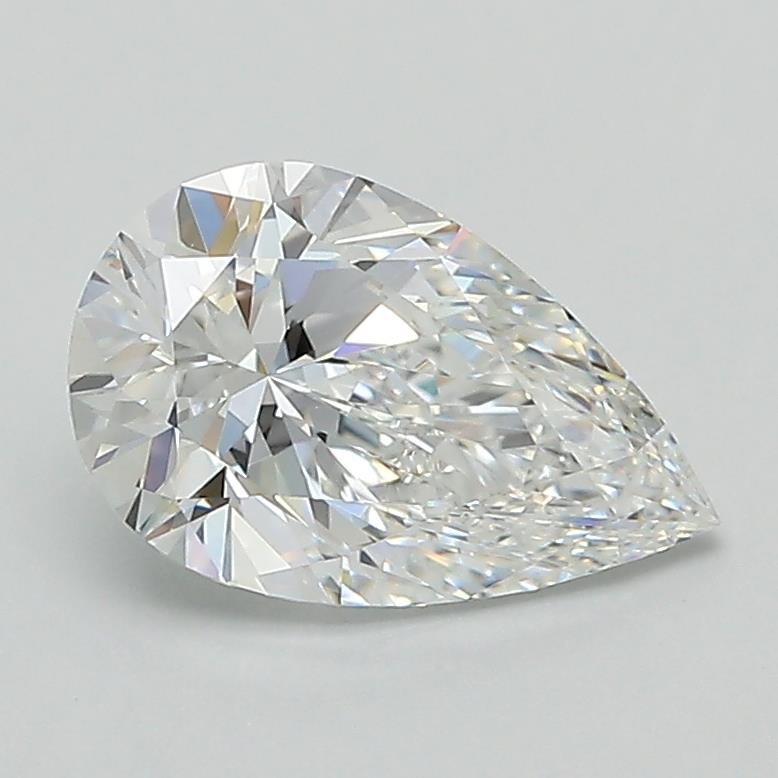 1.30ct E VS1 Rare Carat Ideal Cut Pear Lab Grown Diamond