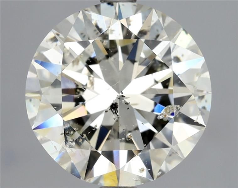 3.01ct J SI2 Very Good Cut Round Diamond
