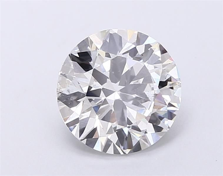 2.17ct F SI1 Very Good Cut Round Lab Grown Diamond