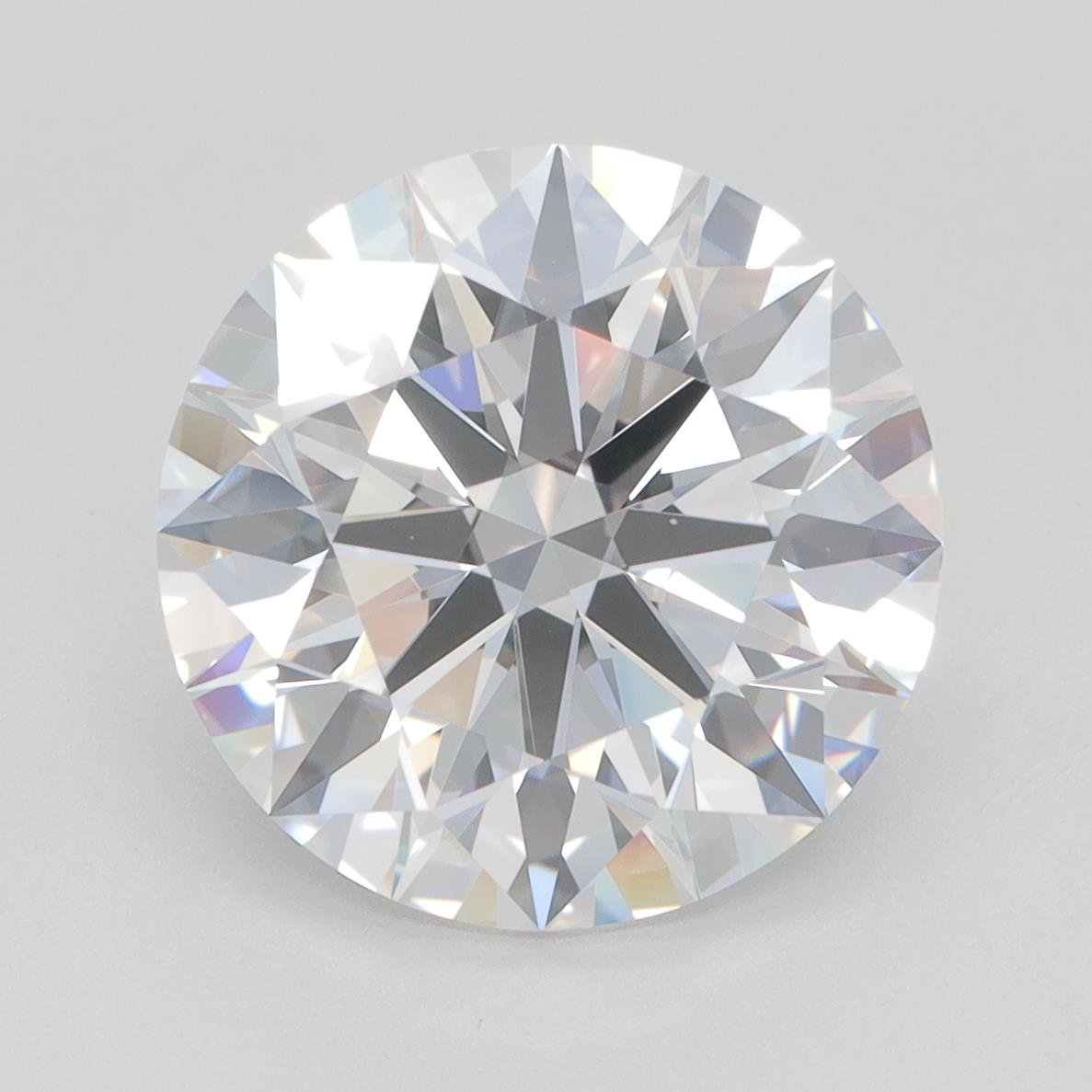 5.36ct E VVS1 Rare Carat Ideal Cut Round Lab Grown Diamond