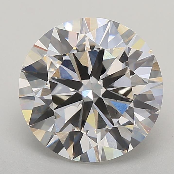 5.02ct F VS1 Rare Carat Ideal Cut Round Lab Grown Diamond