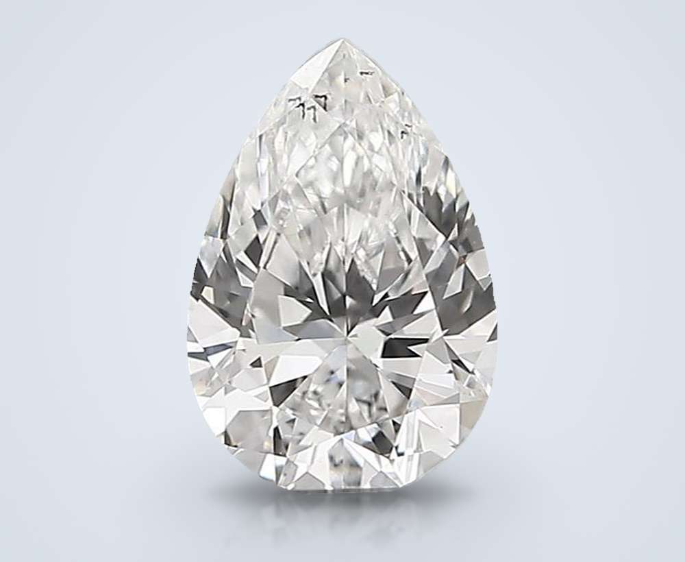 0.74 Carat Pear Lab Diamond