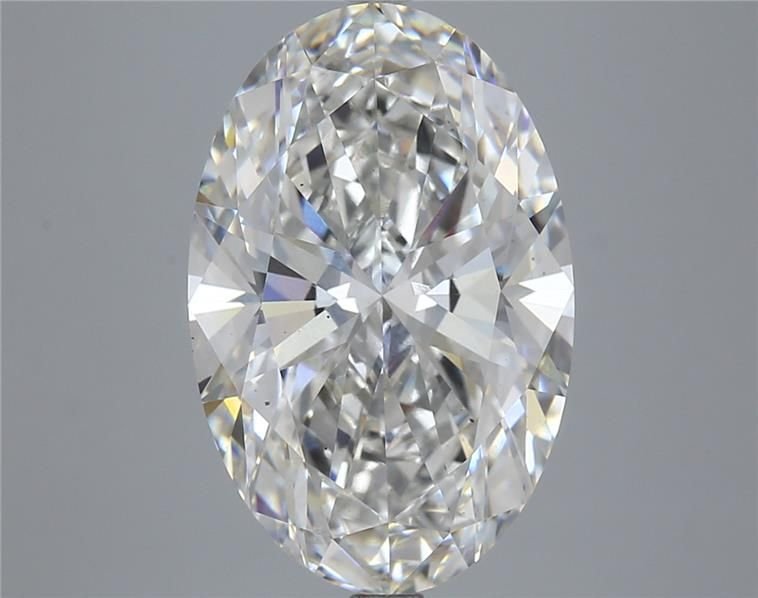 6.47ct G VS2 Rare Carat Ideal Cut Oval Lab Grown Diamond