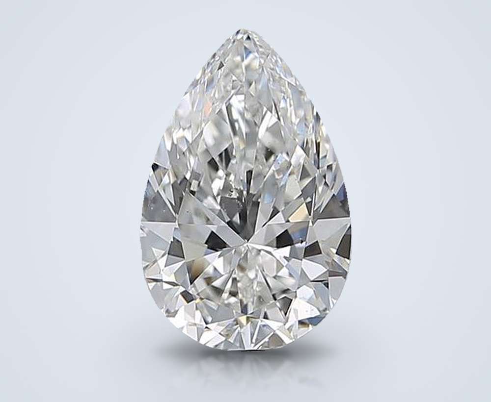 3.01 Carat Pear Natural Diamond