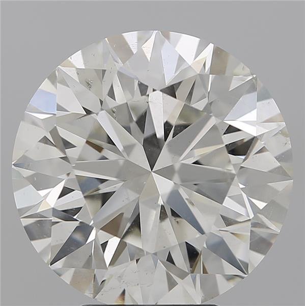 5.07ct J SI1 Rare Carat Ideal Cut Round Diamond