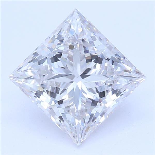 1.42ct G VS2 Rare Carat Ideal Cut Princess Lab Grown Diamond