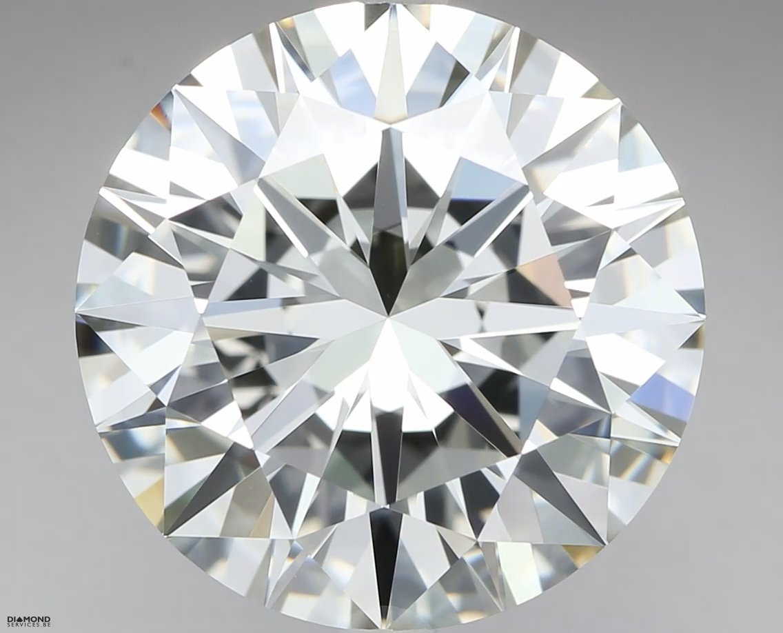 5.11ct J VVS1 Excellent Cut Round Diamond