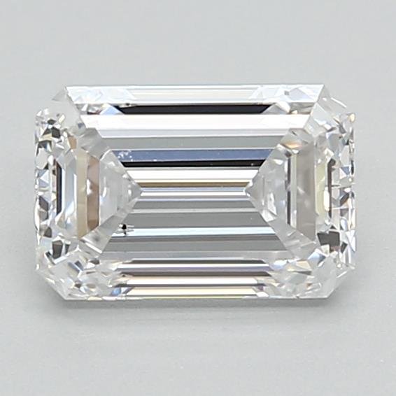 1.01ct D VS2 Rare Carat Ideal Cut Emerald Lab Grown Diamond