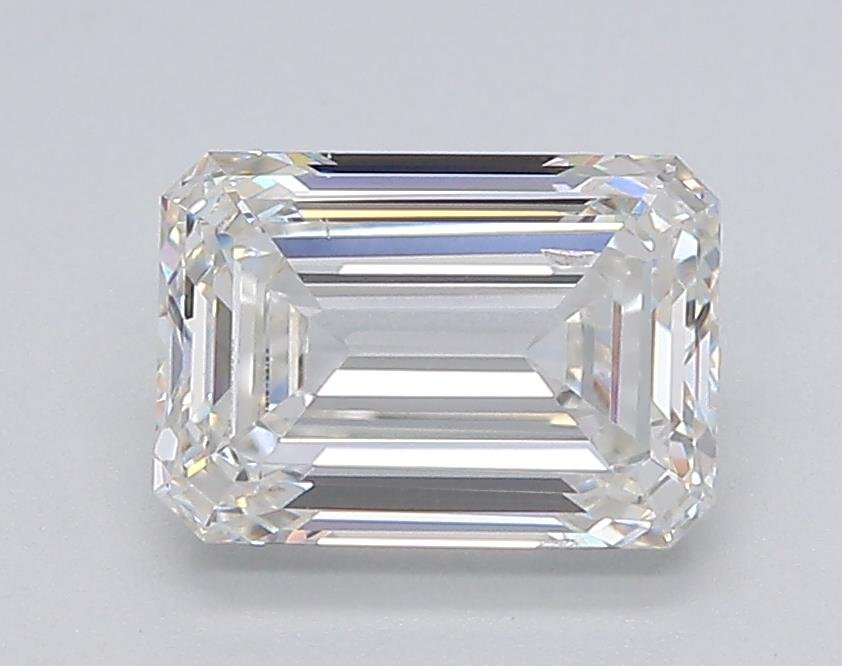 1.00ct G SI1 Rare Carat Ideal Cut Emerald Lab Grown Diamond