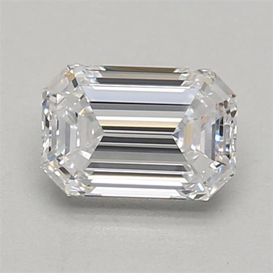 0.56ct D VVS1 Rare Carat Ideal Cut Emerald Lab Grown Diamond