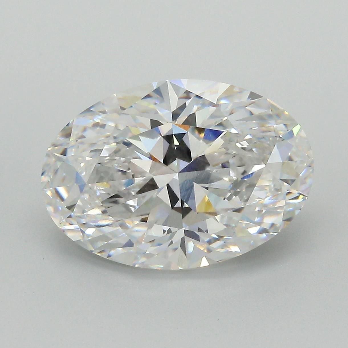 5.56ct E VVS2 Rare Carat Ideal Cut Oval Lab Grown Diamond