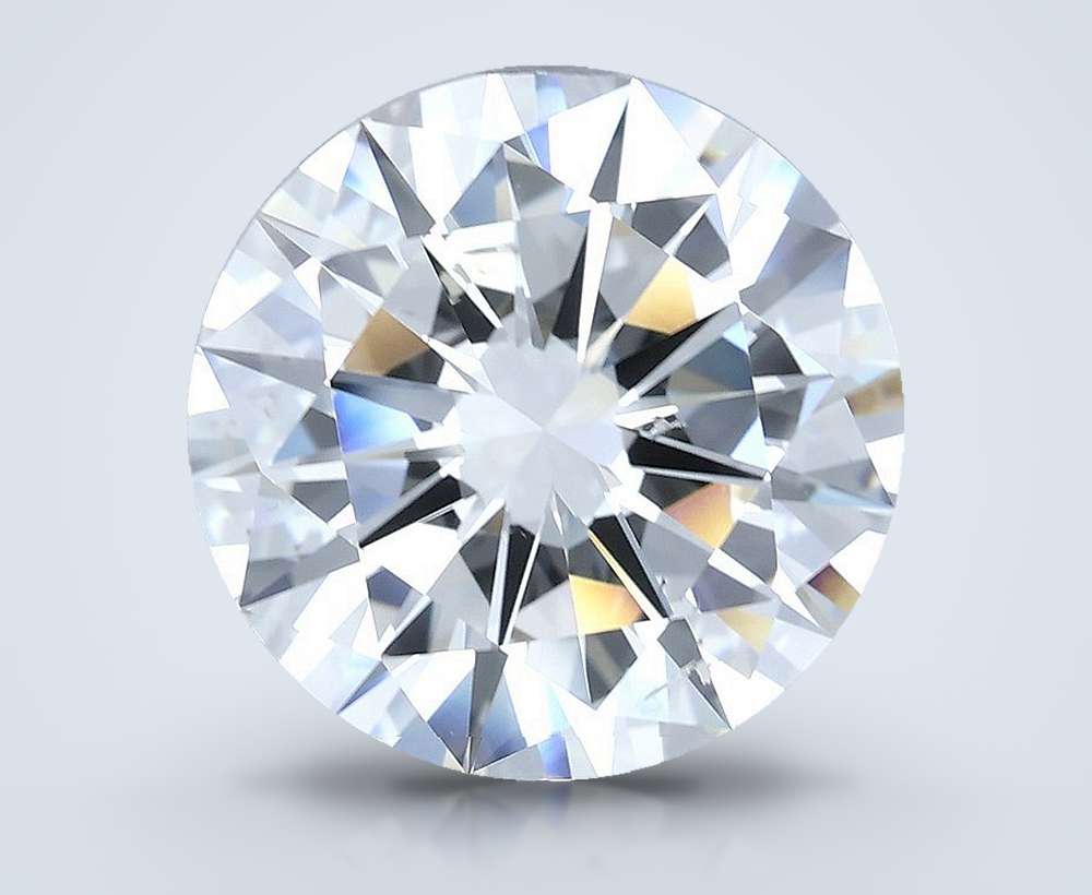 7.01 Carat Round Natural Diamond