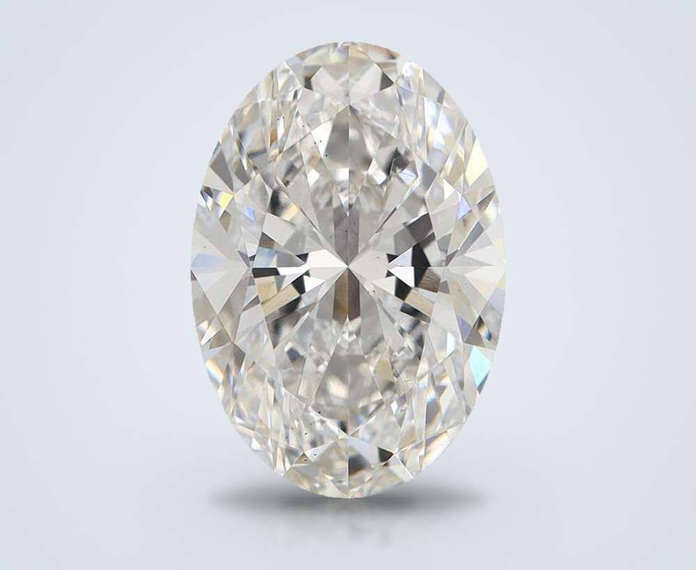 7.54 Carat Oval Lab Diamond